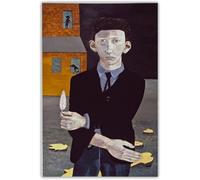 Poster Uomo Con Una Piuma, Dipinto Di Lucian Freud, Stampe Su Tela Per La Decorazione Della Parete Di Casa, 40X60 Cm, Senza Cornice.