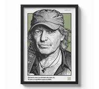 Poster VASCO ROSSI con QR Code Canzone Personalizzata Stampa Artistica 30x40