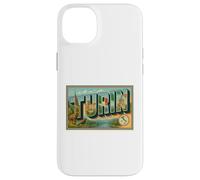 Poster vintage anni '50, Torino, Italia, viaggio, grafica artistica Custodia per iPhone 14 Plus