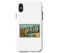 Poster vintage anni '50, Torino, Italia, viaggio, grafica artistica Custodia per iPhone X/XS