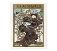 Poster vintage Art Nouveau Wall Art di Alphonse Mucha qualità premium