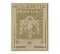 Poster vintage Art Nouveau Wall Art - The Atlantic Monthly June