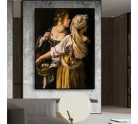 Poster vintage barocco italiano rinascimentale Artemisia Gentileschi Stampe su tela Dipinto Arte murale per arredamento casa 30x50cm senza cornice