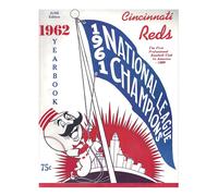 Poster Vintage Baseball Wall Art - Annuario 1962 Cincinnati Reds