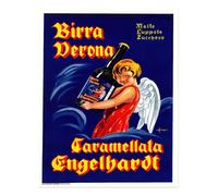 Poster vintage Birra Verona Wall Art - design classico italiano