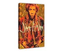Poster vintage cantante Jimi Hendrix (19) su tela, decorazione per camera da letto, sport, paesaggio, ufficio, camera da letto, regalo, stampa artistica da parete per soggiorno, camera da letto,