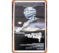 Poster vintage classico del film The Dogs of WAR Poster originale del film Christopher Walken Tom Berenger Poster TV in metallo retrò regalo karaoke bar pub club piatti da parete decorativi uomo