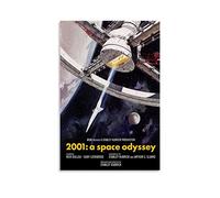 Poster vintage con film classico 2001 A Space Odyssey Poster Stampe su tela Decorazione da parete per la casa e la camera da letto moderna poster per famiglie, 40 x 60 cm