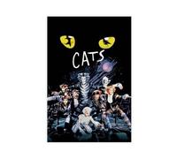 Poster vintage con gatti e teatro musicale del West End Broadway, decorazione per camera da letto, ufficio, camera da letto, regalo, 20 x 30 cm