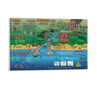 Poster vintage con la mappa dell'inquinamento in plastica, decorazione artistica da parete, decorazione estetica, soggiorno, camera dei bambini, dormitorio, bar, bagno, adatto per camera da letto