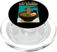 Poster vintage con scritta "Eat Ramen Art Asia" PopSockets PopGrip per MagSafe