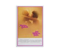 Poster vintage con scritta "Last Tango" a Parigi, film retrò anni '70, opere d'arte alla moda, pittura artistica da parete su tela P
