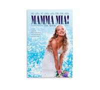 Poster vintage con scritta "Mamma Mia", decorazione artistica da parete per soggiorno e camera da letto, 40 x 60 cm, senza cornice