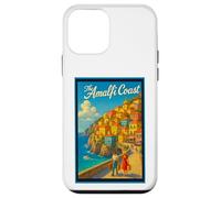 Poster vintage da viaggio in Costiera Amalfitana Italia anni '50 Custodia per iPhone 12 mini