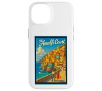 Poster vintage da viaggio in Costiera Amalfitana Italia anni '50 Custodia per iPhone 14