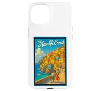 Poster vintage da viaggio in Costiera Amalfitana Italia anni '50 Custodia per iPhone 15
