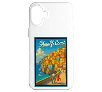 Poster vintage da viaggio in Costiera Amalfitana Italia anni '50 Custodia per iPhone 16 Plus