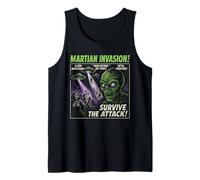 Poster Vintage del Film Alien Invasion di Martian Invasion, Halloween Canotta