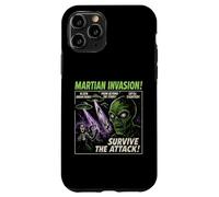 Poster vintage del film Alien Invasion di Martian Invasion, Halloween Custodia per iPhone 11 Pro