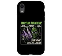 Poster vintage del film Alien Invasion di Martian Invasion, Halloween Custodia per iPhone XR