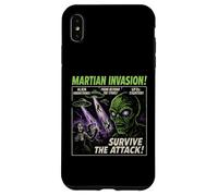 Poster vintage del film Alien Invasion di Martian Invasion, Halloween Custodia per iPhone XS Max