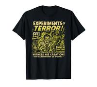 Poster Vintage del Film Experiments of Terror Lab, Halloween Maglietta