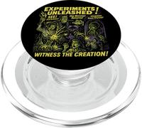 Poster vintage del film Experiments Unleashed Lab, Halloween PopSockets PopGrip per MagSafe
