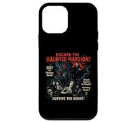 Poster vintage del film Haunted Mansion Escape, Halloween Custodia per iPhone 12 mini