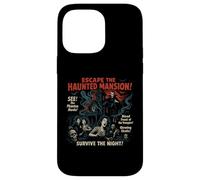 Poster vintage del film Haunted Mansion Escape, Halloween Custodia per iPhone 14 Pro Max