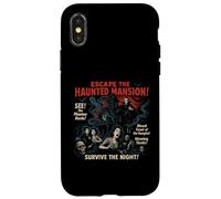 Poster vintage del film Haunted Mansion Escape, Halloween Custodia per iPhone X/XS