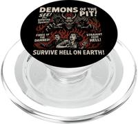 Poster vintage del film Pit Demons Halloween PopSockets PopGrip per MagSafe