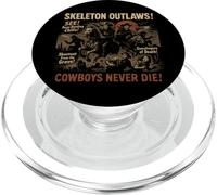 Poster vintage del film Skeleton Outlaws Cowboy per Halloween PopSockets PopGrip per MagSafe