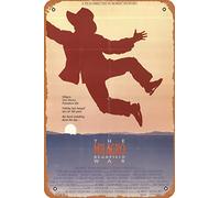 Poster vintage del film The Milagro Beanfield War (1988) Poster metallico stampato in metallo per bar, ristorante, club, caffè, ufficio, dormitorio, regalo per gli amanti della casa, 20,3 x 30,5 cm