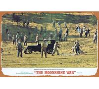 Poster vintage del film "The Moonshine War", biglietto originale per atrio 4 Patrick McGoohan Richard Widmark, retro del classico vecchio film, poster in metallo per TV bar, discoteca, ristorante