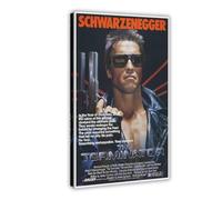 Poster vintage del film The Terminator Arnold Schwarzenegger, 9 poster su tela, decorazione artistica da parete per soggiorno e camera da letto, 20 x 30 cm