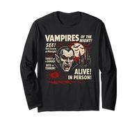 Poster Vintage del Film Vampiri della Notte Halloween Maglia a Manica