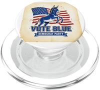 Poster vintage del partito democratico blu PopSockets PopGrip per MagSafe