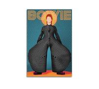 Poster vintage di David Bowie, poster di musica, album, pittura decorativa, poster da parete su tela, poster per band e arte moderna, decorazione per camera da letto, poster estetico, 60 x 90 cm, Unf