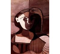 Poster vintage di Picasso, donna astratta, arte murale, dipinto su tela, stampe di Picasso per la decorazione della parete della casa moderna, immagine 40x60cmx1 senza cornice