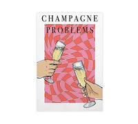 Poster vintage di Taylor Swift Champagne Problems con copertina di album, stampa artistica da parete per camera da letto, per ragazzi e ragazze, senza cornice: 30 x 45 cm