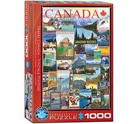 Eurographics - Puzzle Poster vintage di viaggio in Canada - 1000 Pezzi