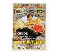 Poster Vintage Esposizione Parigi 1900 Wall Art Qualità Premium 1900 Arte
