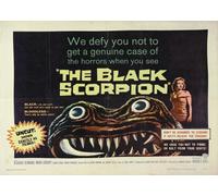 Poster vintage film horror arte da parete - The Black Scorpion Home Decor