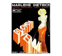 Poster vintage film Wall Art - Blonde Venus di Josef von Sternberg