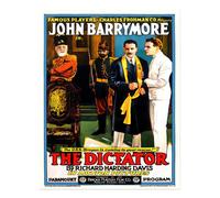 Poster vintage film Wall Art - Il dittatore di Richard Harding Davis