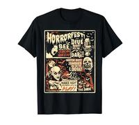 Poster vintage Horrorfest del film Old Time Horror Halloween Maglietta