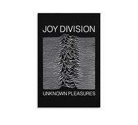Poster vintage Joy Division Unknown Pleasures su tela, stampa artistica da parete retrò per casa, camera da letto, soggiorno, 50 x 75 cm