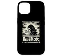 Poster vintage Kaiju Monster Ramen in stile giapponese invecchiato Custodia per iPhone 13