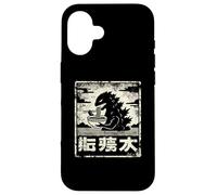 Poster vintage Kaiju Monster Ramen in stile giapponese invecchiato Custodia per iPhone 16