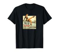 Poster vintage Pin up Girl WW2 Maglietta